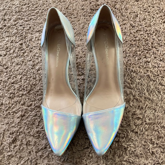 Silver reflective heels - Picture 2 of 6